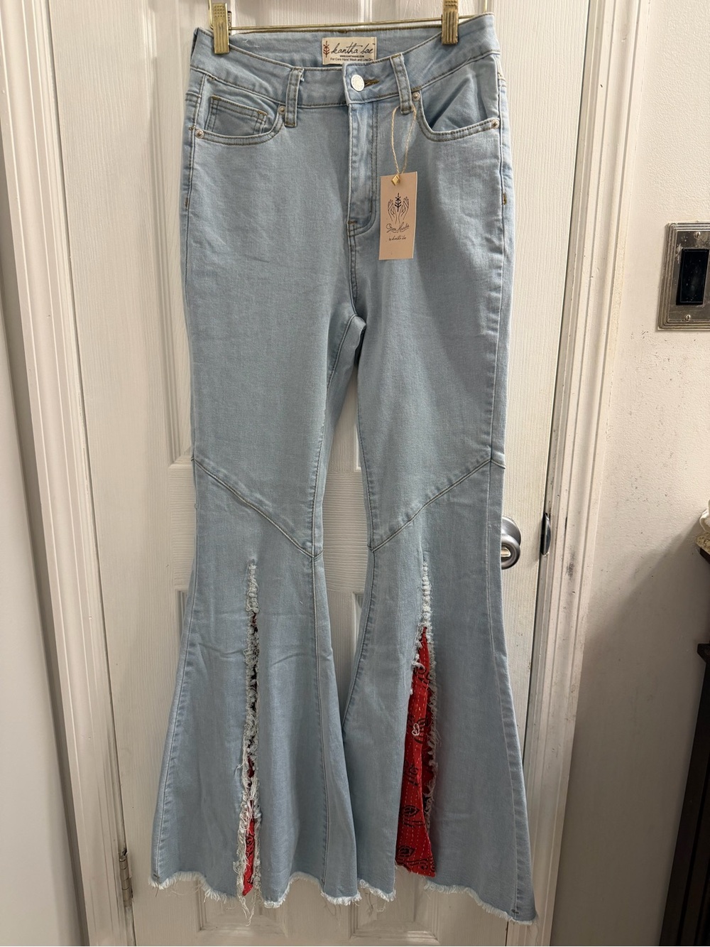 Kantha Bae Flare Leg Denim Jeans